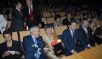 El presidente, vicepresidente y los consejeros del Gobierno de Aragón han asistido a la Gala de presentación de Aragón Televisión