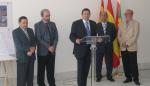 Imágenes del acto de recepción de las obras de la Casa Aísa de Huesca. 