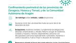 Aragón mantendrá la limitación de circulación fuera de la Comunidad y en horario nocturno hasta el 20 de diciembre
