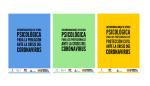 Consejos de ayuda psicológica ante la crisis del COVID-19