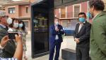 Soro visita Zuera para conocer las iniciativas de movilidad sostenible