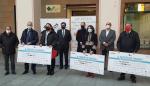 Gastón destaca la “solidaridad y compromiso” de las empresas aragonesas en la entrega de donaciones a entidades sociales de Huesca