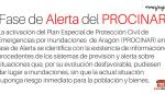 Activado el Plan Especial de Protección Civil de Emergencias ante el Riesgo de Inundaciones (PROCINAR) en fase de alerta