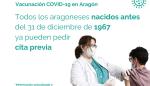 Abiertas las citaciones para la vacuna contra el COVID-19 para los nacidos en 1966 y 1967