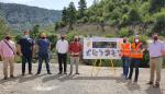 Visita a las obras de mejora en la A-1702 entre Villarluengo y Cañada de Benatanduz