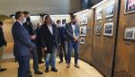 Soro visita la exposición "Caminos de Hierro" en Alcañiz