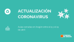 Cerradas 16 aulas en 15 centros educativos de Aragón por casos de coronavirus en la última semana