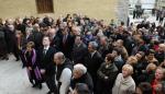 El Presidente de Aragón ha inaugurado las obras de rehabilitación del puente medieval y de la iglesia parroquial de Ballobar (Huesca)