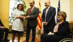 El movimiento de la discapacidad en España entrega el premio al Gobierno de Aragón por la regulación legal del concierto social