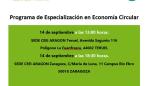 Economía y EOI organizan dos sesiones informativas en Zaragoza y Teruel sobre el Programa de Especialización en Economía Circular