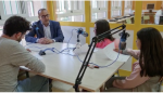 Felipe Faci visita el CEIP Domingo Miral