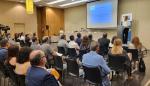 Gastón en la inauguración de la jornada de Tradime sobre enfermedades profesionales