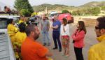 Joaquín Olona y Mayte Pérez durante la visita de esta tarde.