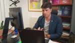 Fermín Serrano, durante la ponencia sobre los fondos europeos del MRR impartida este jueves