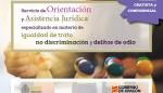 Servicio de Asesoramiento y Orientación en materia de igualdad de trato, no discriminación y delitos de odio