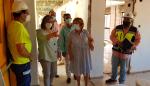 Broto, en el transcurso de su visita a la residencia de Albarracín