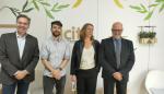 El director de la Agencia Estatal ha visitado el CITA, acompañado por su directora gerente, Lucía Soriano; el director general de Investigación, Ramón Guirado y Juan Ignacio Garcés, responsable de Proyectos Internacionales en Unizar.