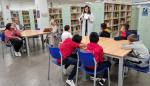 Alumnado del CEIP Cantín y Gamboa en la Biblioteca Pública de Zaragoza