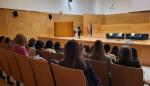 Marta Gastón en la inauguraicón del acto "El talento, palanca de crecimiento económico en Aragón"