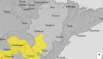 Aviso amarillo por lluvias en Albarracín y Jiloca