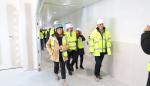 El Presidente Lambán visita las obras del hospital de Teruel