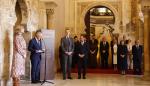 El Rey Felipe VI ha presidido el acto conmemorativo del 25 aniversario de la restauración del Palacio de la Aljafería