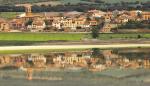 Gallocanta se refleja en las aguas de su Reserva Natural