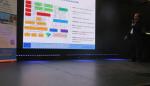 Elias Liarte, del equipo de ITAINNOVA, durante su participación en la reunión en Burdeos.
