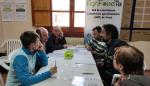 Sesión participativa de la jornada inicial de la sección cultivos leñosos celebrada en Torrecilla de Alcañiz el pasado mes de marzo..