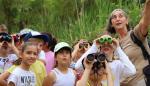 Una de las actividades para escolares de la Red Natural de Aragón.