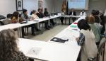 Reunión en la Delegación Territorial del Gobierno de Aragón en Huesca.