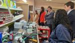 La directora general de Promoción Industrial e Innovación, Mar Paños, ha visitado la empresa Distromel