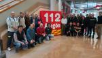 Los alumnos del curso han visitado este viernes la sede del 112 Aragón.