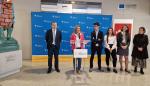 La consejera Pérez Forniés, durante su intervención en el Girl's Day celebrado en el Campus Río Ebro de Zaragoza