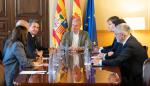 El presidente del Gobierno de Aragón se reúne con Inetum