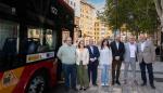 Miguel Ángel Anía presenta la puesta en marcha de las primeras nuevas líneas de autobús para conectar la capital aragonesa con los barrios rurales y localidades del área metropolitana.