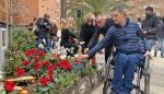 Acto de homenaje en recuerdo a las víctimas de la Casa Cuartel de la Guardia Civil de Zaragoza.