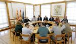 Reunión del consejero Octavio López con los alcaldes y presidentes comarcarles de la A-68.
