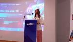 Raquel Campos, durante su intervención en la jornada organizada por el ITA y ALIA.