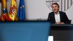El director general de Política Económica, Javier Martínez, valorando los datos de paro registrado