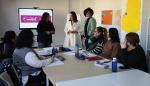 La Consejera Susín ha visitado la sede de Amasol en el paseo Tierno Galván, donde se desarrollan programas para mujeres y jóvenes vulnerables
