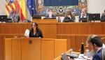Susín ha sido interpelada en las Cortes sobre la atención que presta Aragón a mayores y dependientes