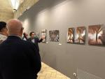 Inauguración de la exposición ‘El arte de la arquitectura gótica en la Corona de Aragón’, este jueves en el Museo de Huesca.