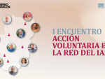 Cartel del I Encuentro de Acción Voluntaria de la red del IASS