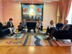 Reunión de la consejera de Educación con la Justicia de Aragón.