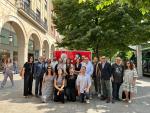 Inauguración de la exposición ‘Festivales de Cine de Aragón – Arafilmfest’, que permanecerá hasta el 22 de junio en el paseo de la Independencia.