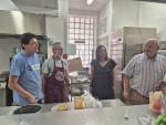 En las instalaciones de la Fundación San Blas en el Paseo Echegaray atienden cada día a decenas de personas