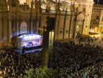 Actuación de la Carroza del Real en Zaragoza.