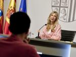 Mar Vaquero, en la rueda de prensa tras el Consejo de Gobierno