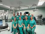 Equipo de Anestesia, Enfermería y Otorrinolaringología, tras la primera operación